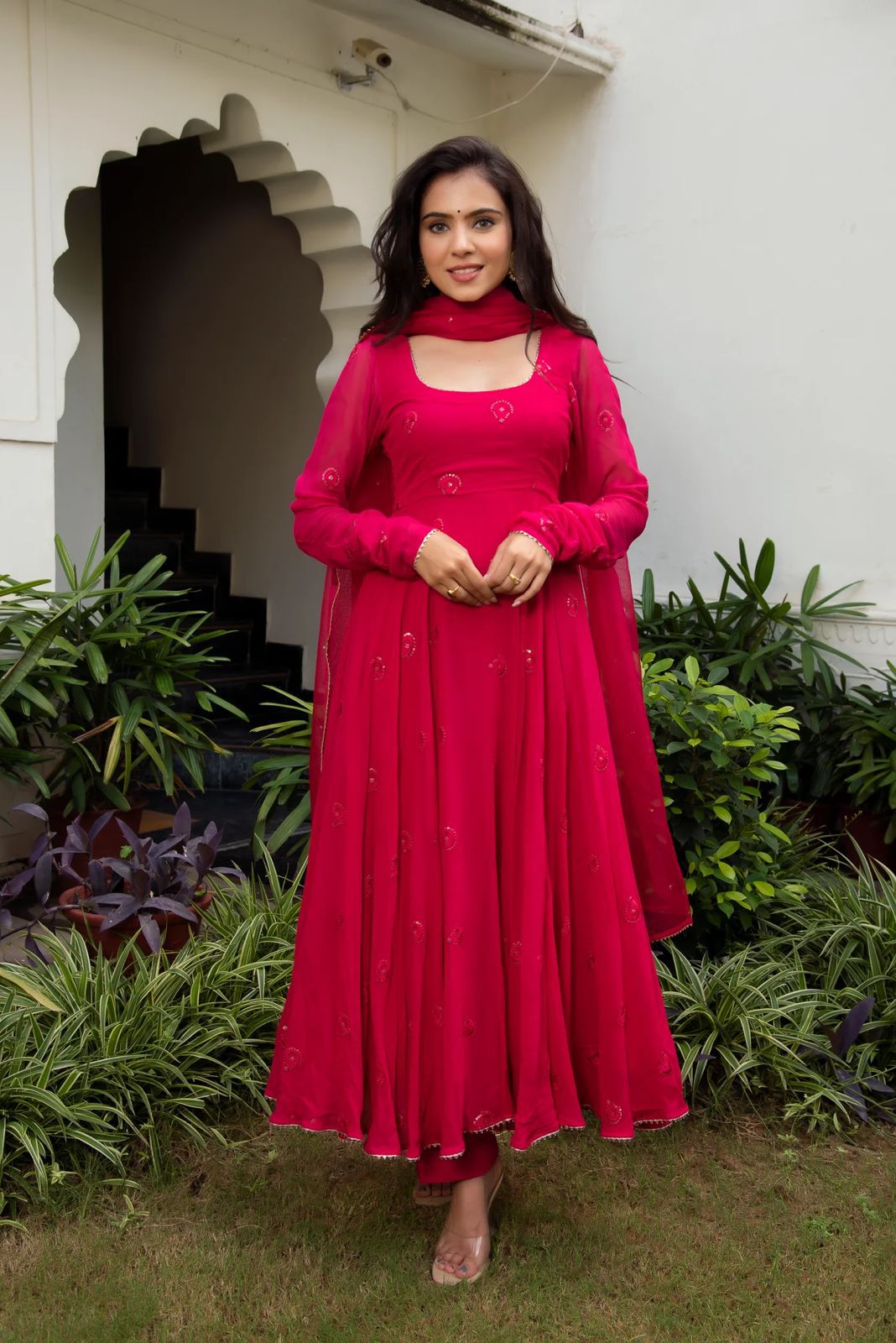 Red Long Kurti