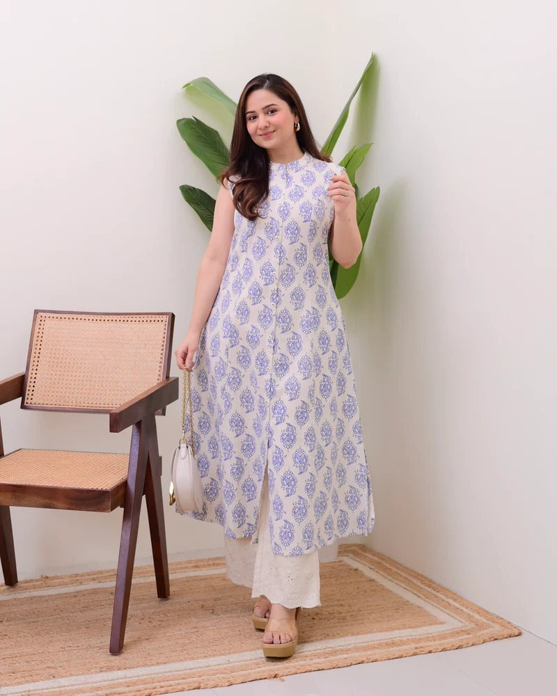 Beuge cotton kurti
